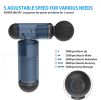 Massage Gun Deep Tissue Percussion Muscle Massager - Metal Handheld Electric Massager for Pain Relief Athletes