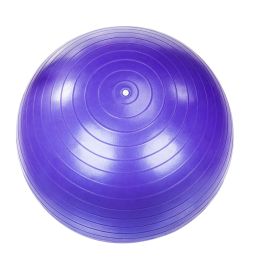 Yoga Ball Smooth Surface Gym/Household Explosion-proof Thicken 65cm 1050g  Purple