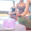 Zokop Aroma Diffuser 2289yk 110V 12W 450ml Plastic with White Remote Control and Colorful Light White