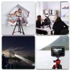 Zomei  Portable Tripod with Phone Clip and Bluetooth Remote Control Black Red