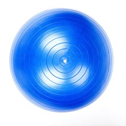 Yoga Ball Smooth Surface Gym/Household Explosion-proof Thicken 65cm 1050g  Blue