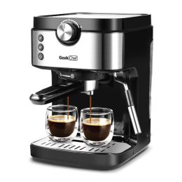 Espresso Machine 20 Bar Coffee Machine With Foaming Milk Frother Wand, 1300W High PerformanceCoffee Maker For Espresso, Cappuccino