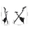 Home Folding Exercise Bike Black