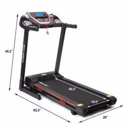 Motorized Electric Treadmill Folding Automatic Incline