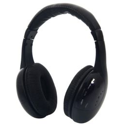 5 in 1 Wireless Headphones for MP3 PC TV Black