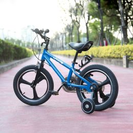 Kids Bike with Training Wheels / Kids Bicycle with Handbrake and Rear Brake Kickstand Child's Bike, 16 Inch