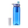 Sports Water Bottle, 770ml Bpa Free Water Bottle with Filter And Straw for Hiking, Camping, Backpacking And Traveling