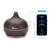 Zokop Aroma Diffuser 2102yk 110V 14W 550ml Dark Brown Plastic with White Remote Control and Colorful Light