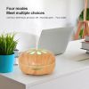 Zokop Aroma Diffuser 2135yk 110V 14W 550ml Brown Plastic with White Remote Controller Colorful Light