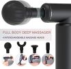 Massage Gun Deep Tissue Percussion Muscle Massager - Metal Handheld Electric Massager for Pain Relief Athletes